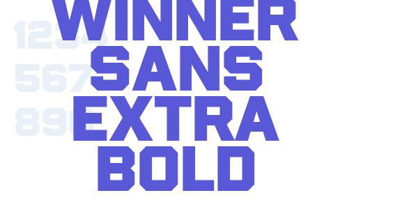 Winner Sans Extra Bold font free