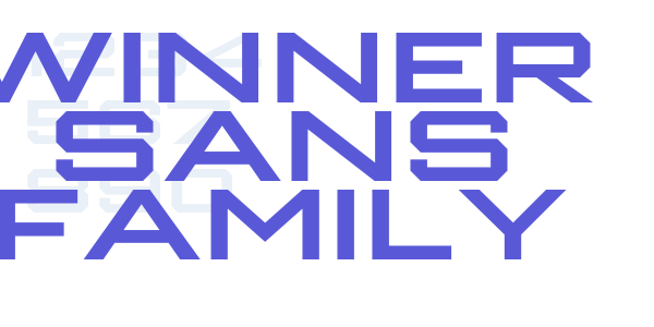 Winner Sans Family font