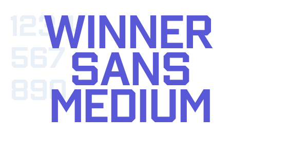 Winner Sans Medium font free