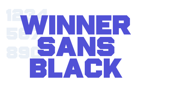 Winner Sans Black font download