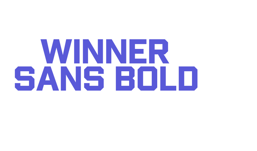 Winner Sans Bold Font Download