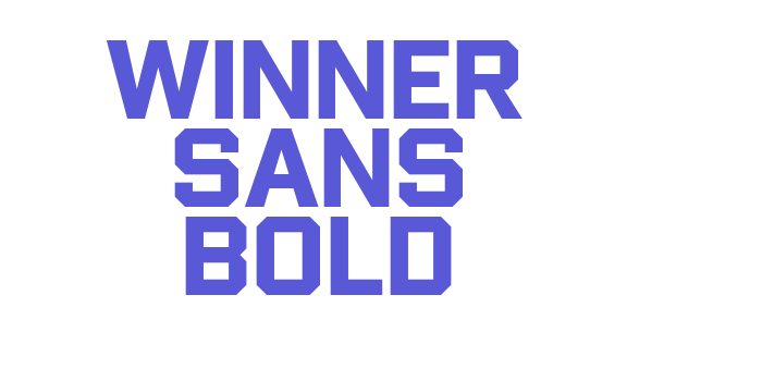 Winner Sans Bold Font Download