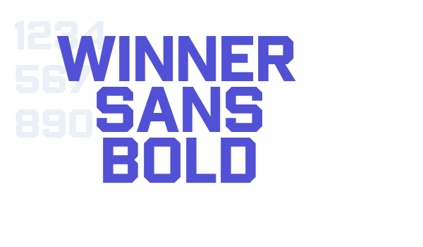 Winner Sans Bold font download