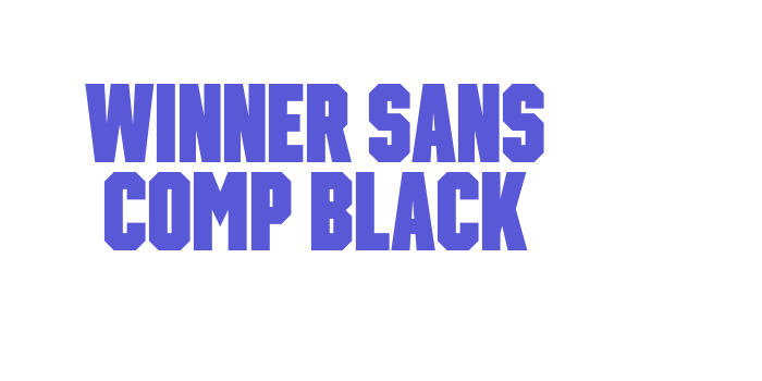 Winner Sans Comp Black Font Download