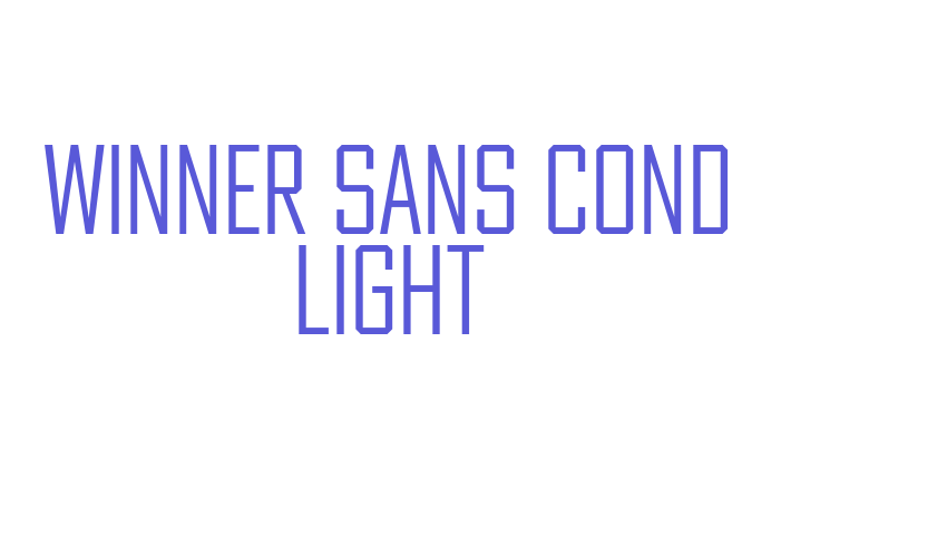 Winner Sans Cond Light Font Download