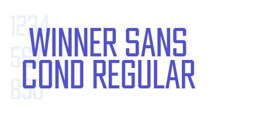 Winner Sans Cond Regular-font-download