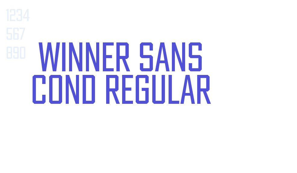 Winner Sans Cond Regular-font-download