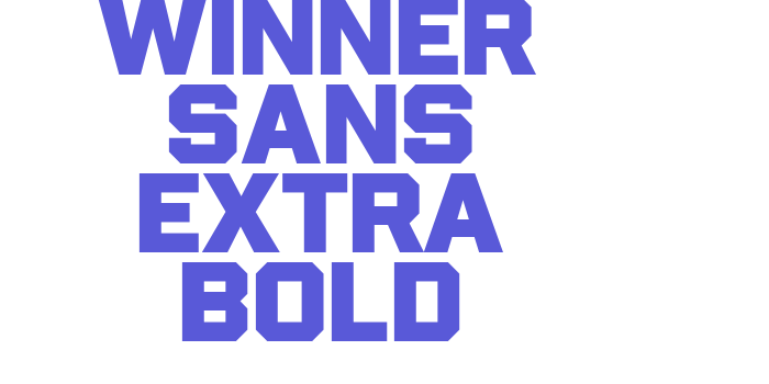 Winner Sans Extra Bold Font Download