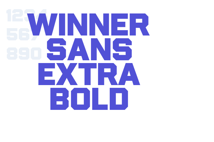 Winner Sans Extra Bold font download