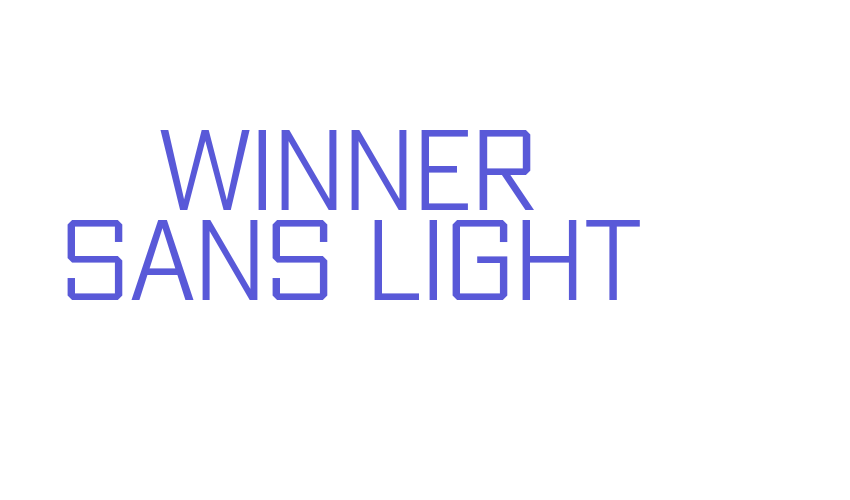 Winner Sans Light Font Download