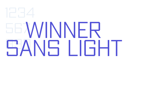 Winner Sans Light font download