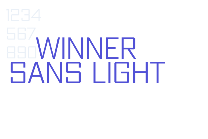 Winner Sans Light font download