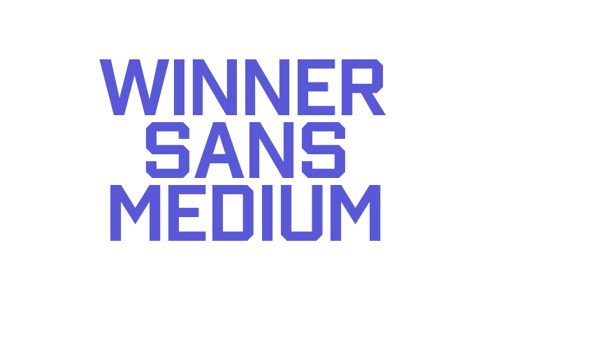 Winner Sans Medium Font Download