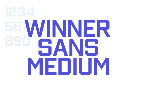 Winner Sans Medium font download