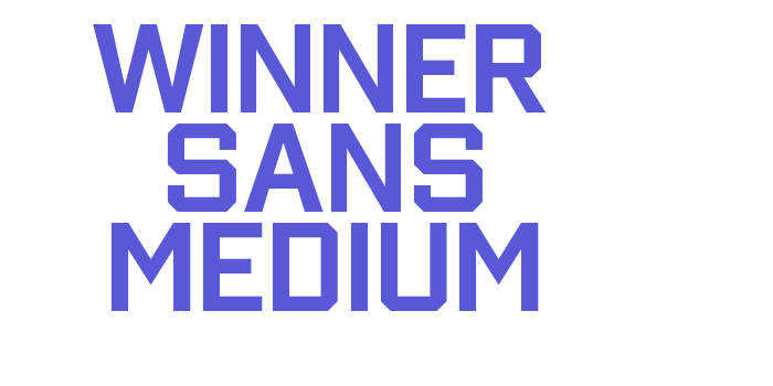 Winner Sans Medium Font