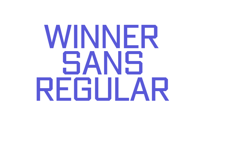 Winner Sans Regular Font Download