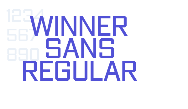 Winner Sans Regular font download