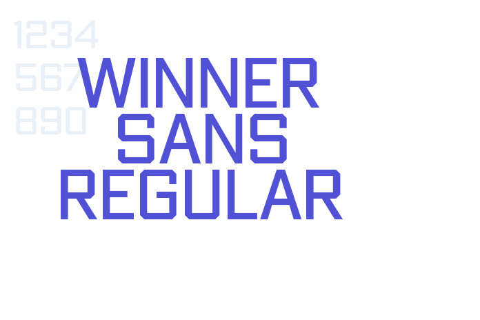 Winner Sans Regular font download