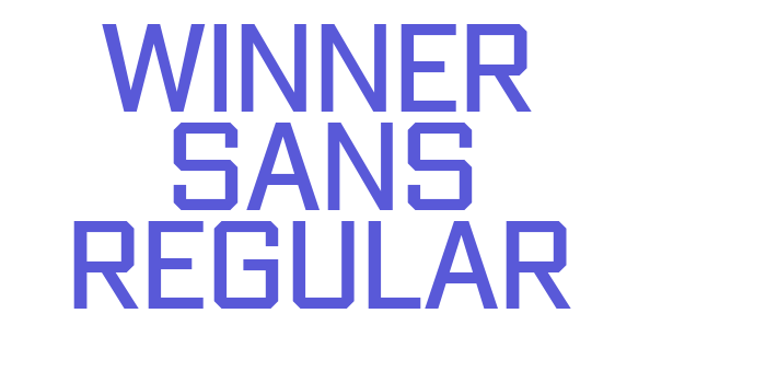 Winner Sans Regular Font