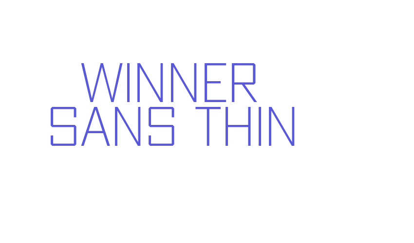 Winner Sans Thin Font Download