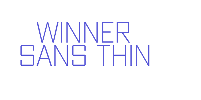 Winner Sans Thin Font Download