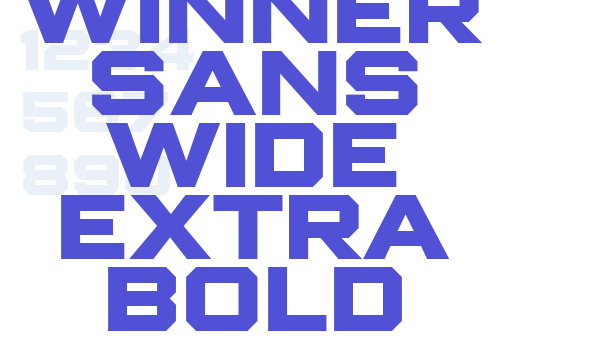 Winner Sans Wide Extra Bold font download