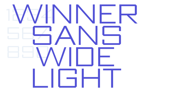 Winner Sans Wide Light font download