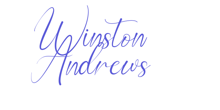 Winston Andrews Font