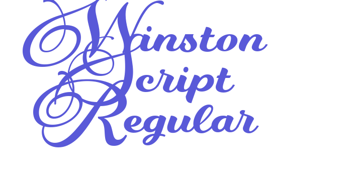 Winston Script Regular Font Download