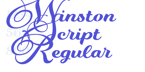 Winston Script Regular-font-download