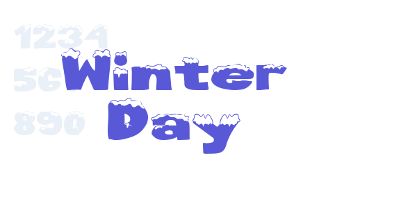 Winter Day font