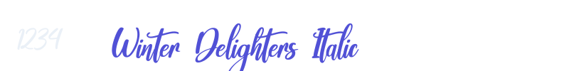 Winter Delighters Italic