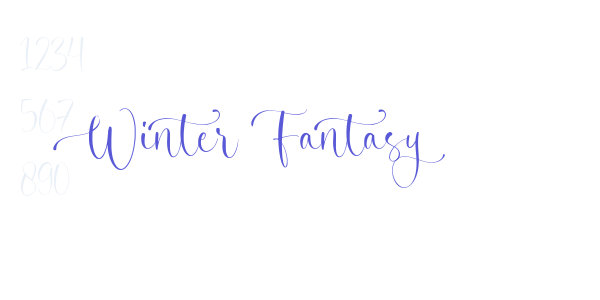 Winter Fantasy font free