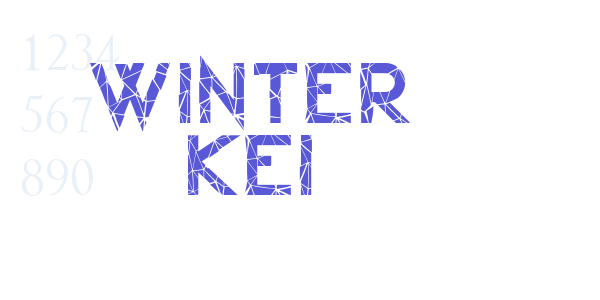 Winter Kei font free