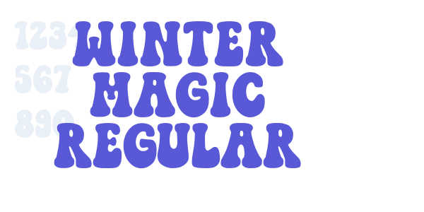 Winter Magic Regular font free