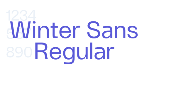 Winter Sans Regular font free