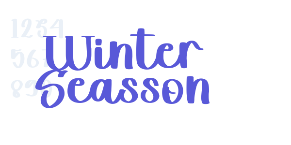 Winter Seasson font free