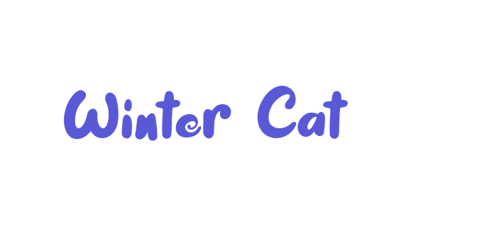 Winter Cat Font