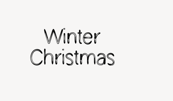 Winter Christmas Font