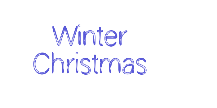 Winter Christmas Font