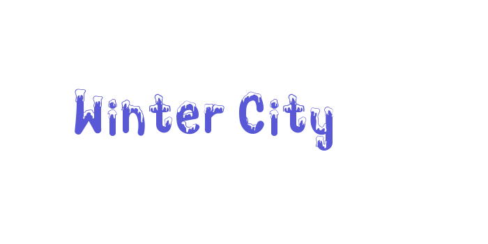 Winter City Font Download