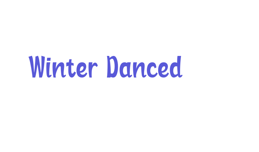 Winter Danced Font