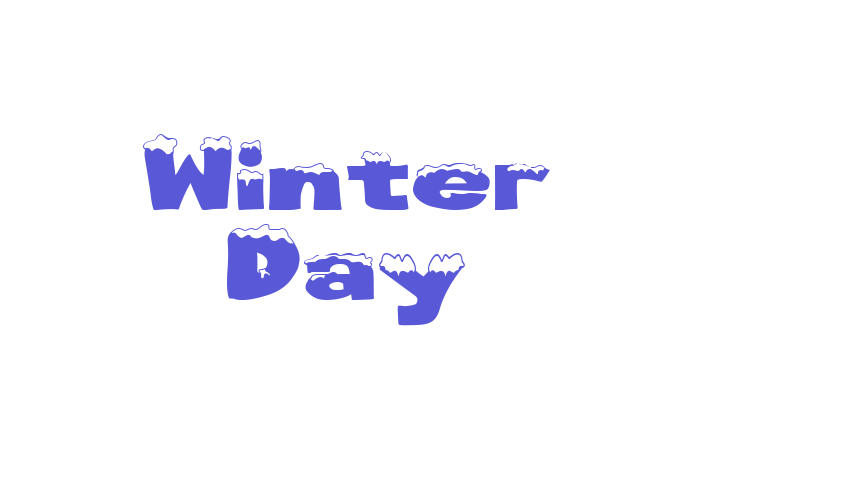 Winter Day Font Download