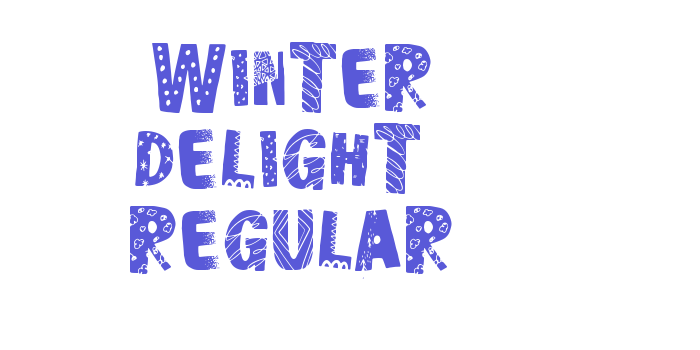 Winter Delight  Regular Font Download