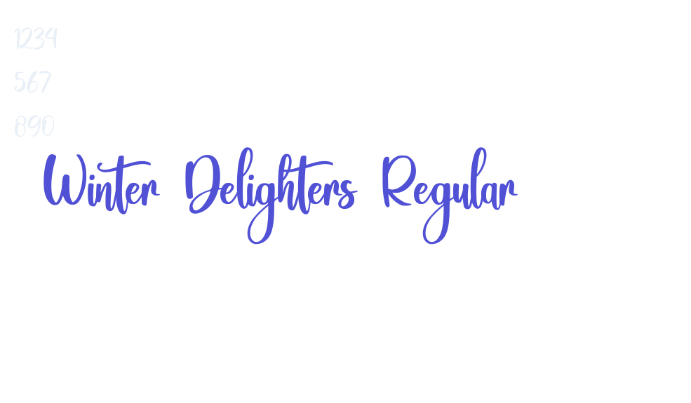 Winter Delighters Regular-font-download