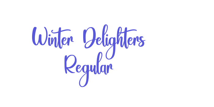 Winter Delighters Regular Font