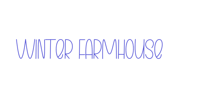 Winter Farmhouse Font Download