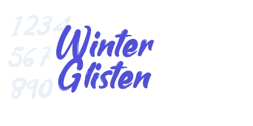 Winter Glisten-font-download