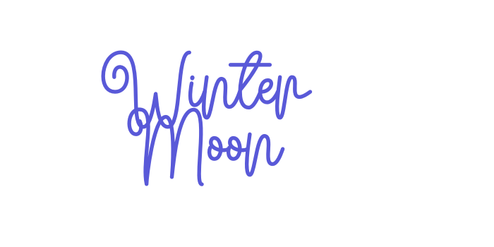 Winter Moon Font Download