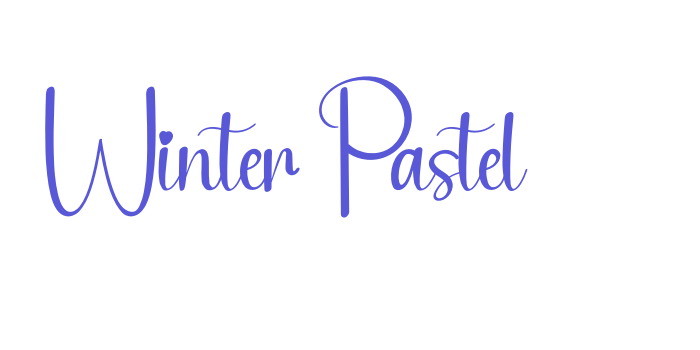 Winter Pastel Font Download